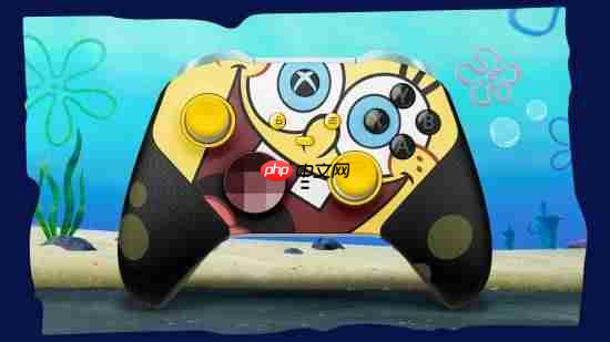 XBOX联动海绵宝宝大电影：限定联名手柄来了！