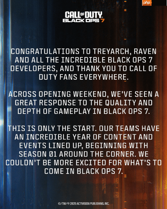 《cod22》差评如潮!动视发文感谢玩家支持