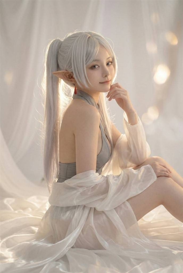 大神用AI制作《芙莉莲》Cos图：媲美真人