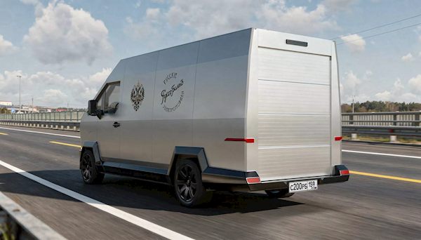 马斯克没造出来的CyberVan 被俄罗斯人造出来了：59万 质保100年